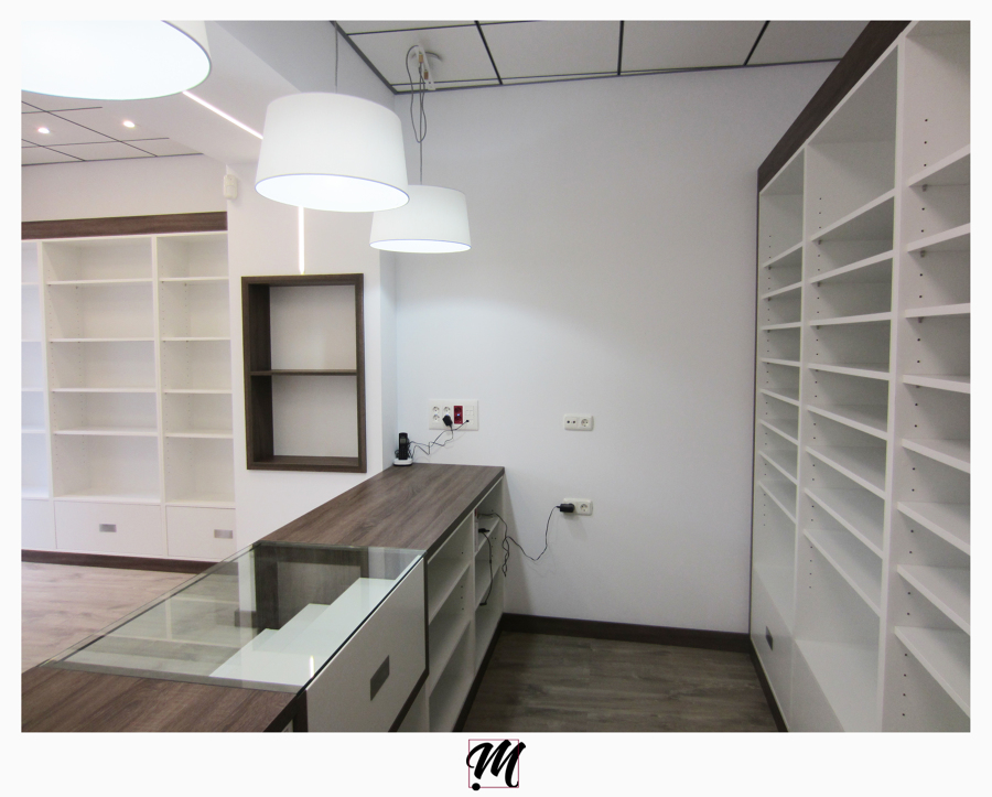 Estanco. Zona de trabajo