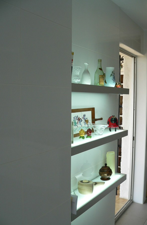 ESTANTES ILUMINADOS.