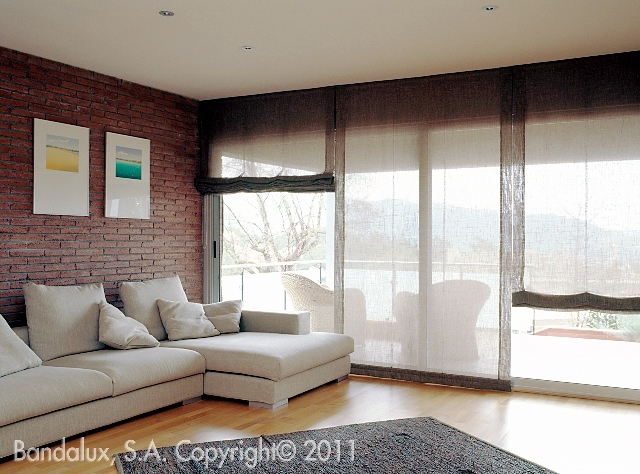 Estores Plegables de Tela