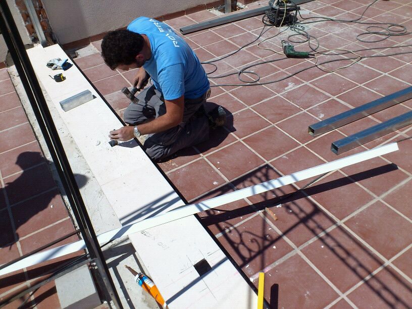 Estructura cubierta atico