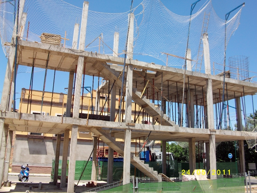 Estructura de hormigón.