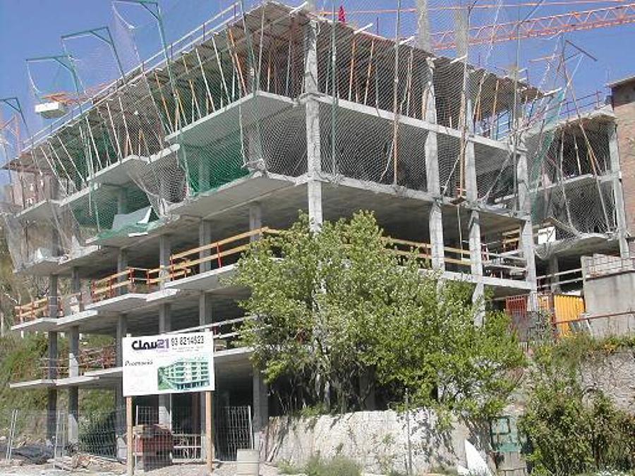 Estructura de l'edifici Feixa de Palau a Berga