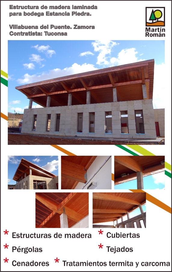 Estructura de madera laminada