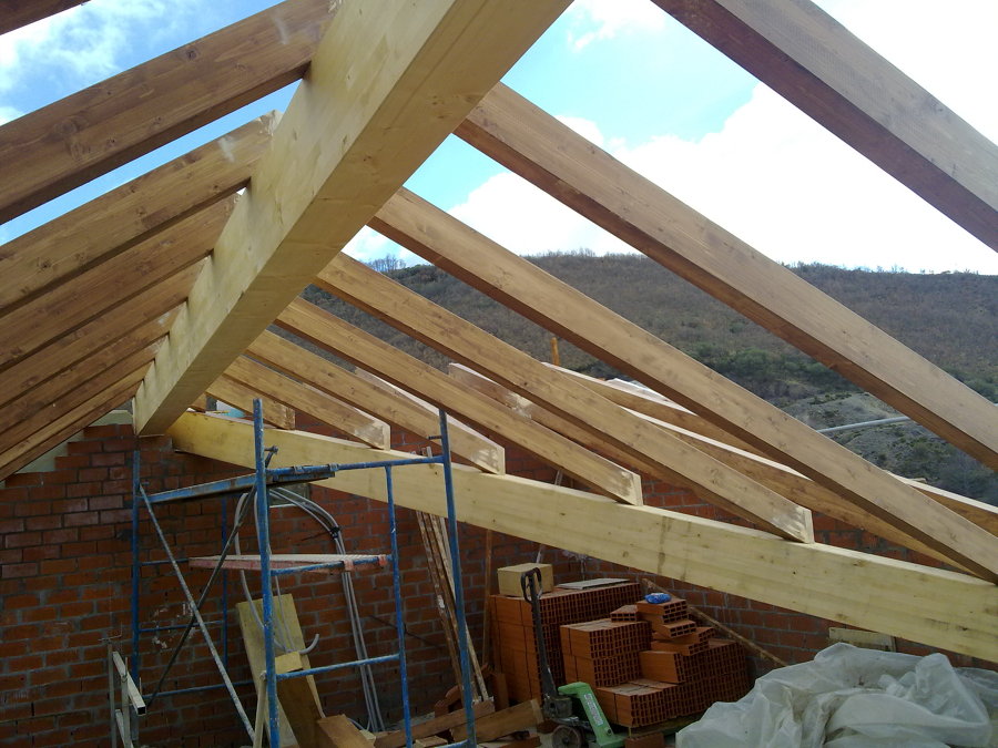 estructura de madera