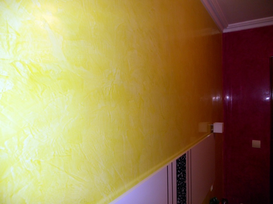 estuco veneciano a llana