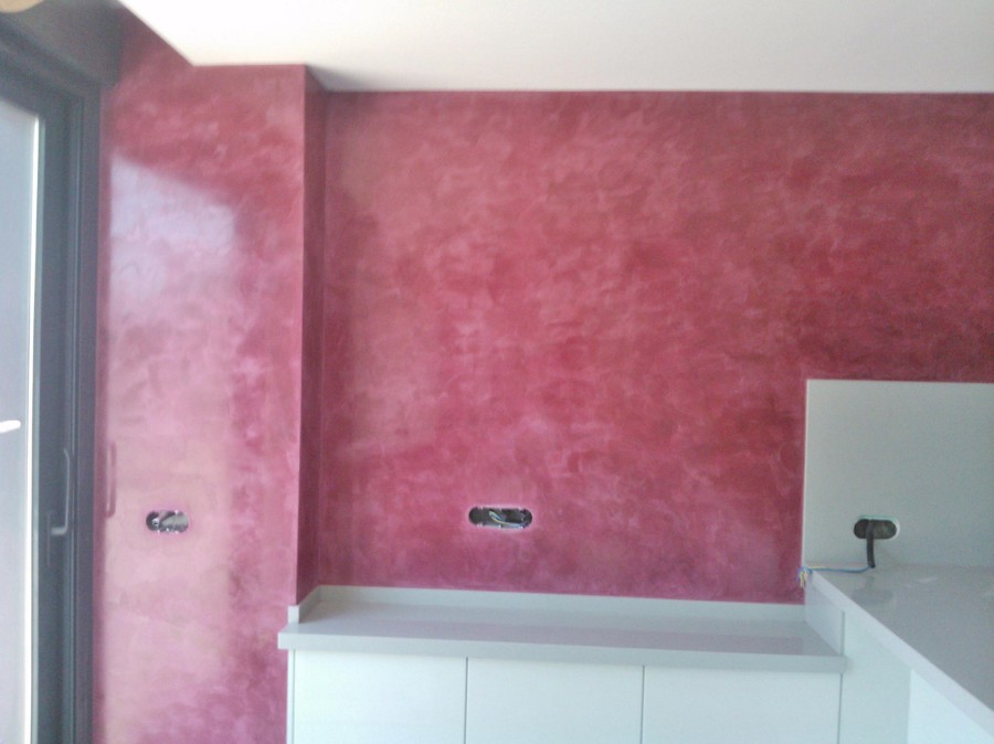 ESTUCO VENECIANO EN COCINA