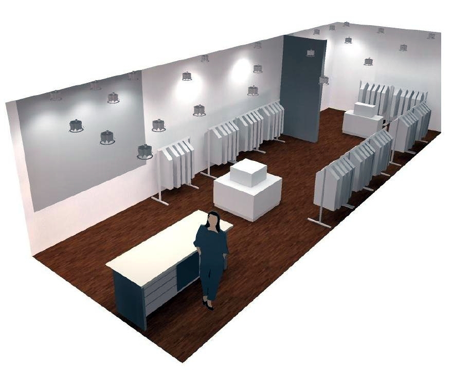 Estudio de iluminación LED, tienda de ropa en Girona