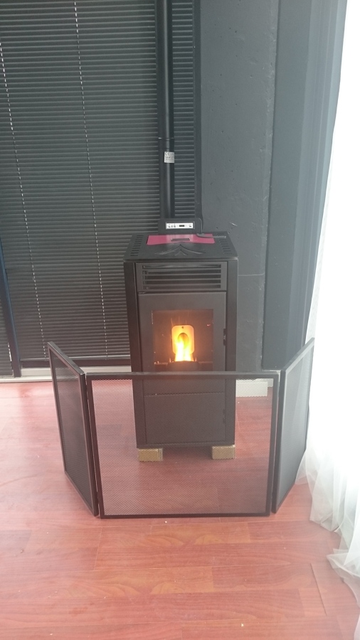 Estufa de pellet 8kw 