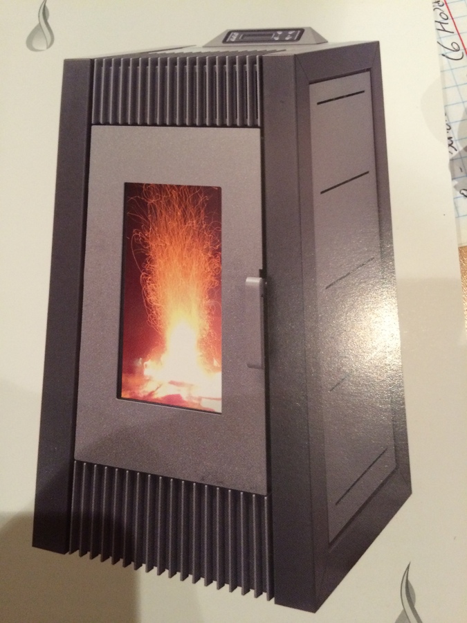 Estufa de pellets aire