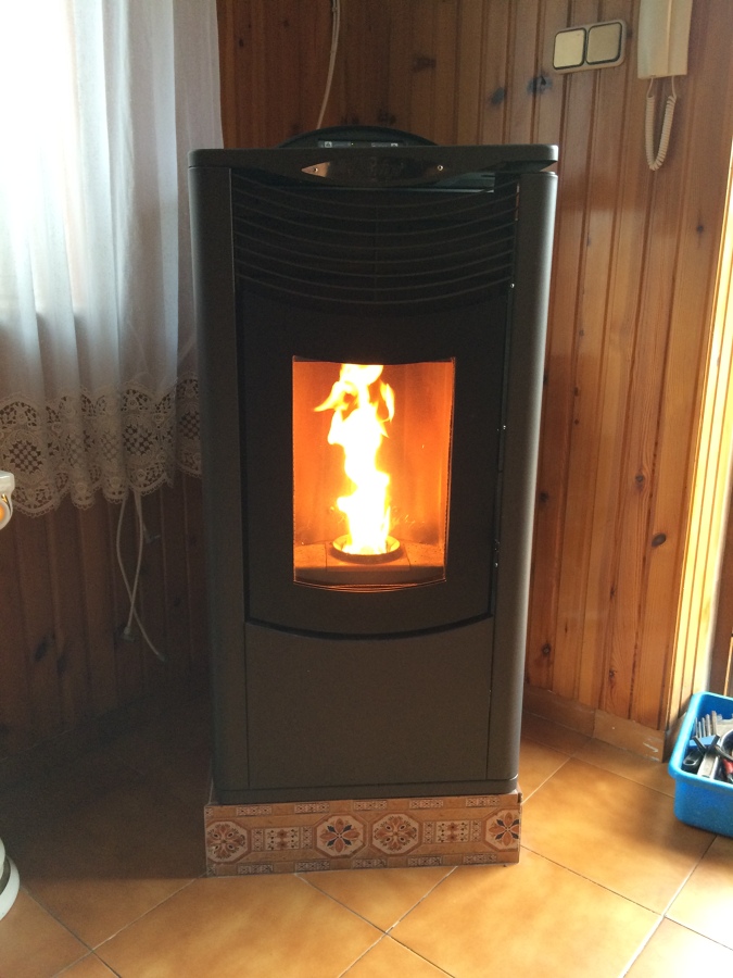 Estufa pellets aire