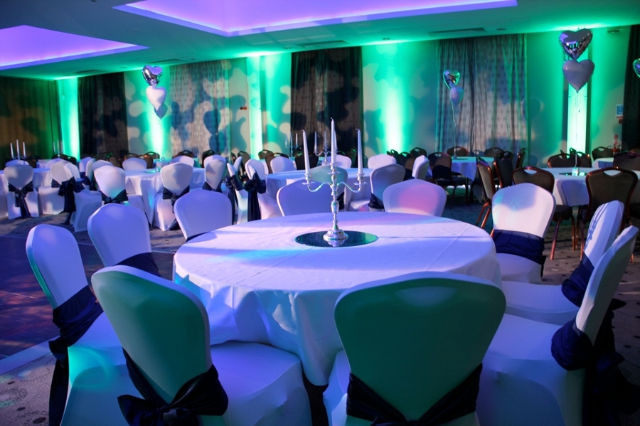 Eventos, cenas de gala, iluminación led