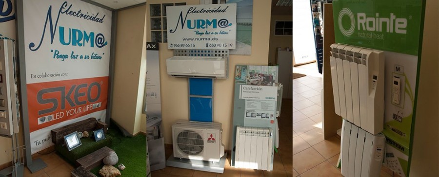 Expositor de aire acondicionado.