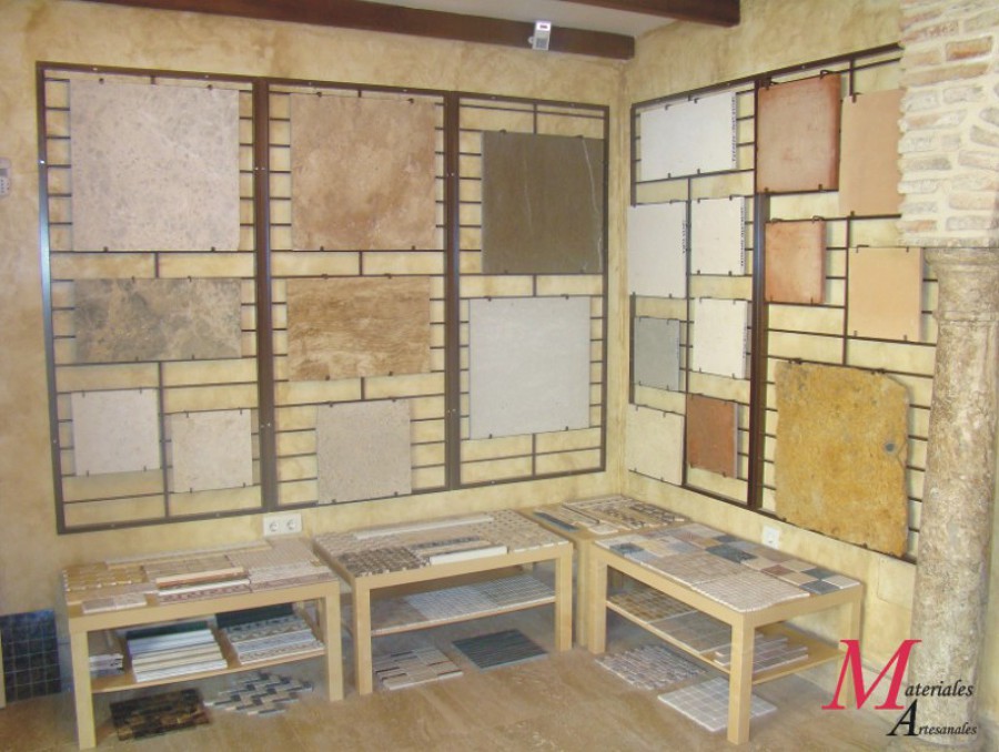 Expositores de mármol y Barro artesanal