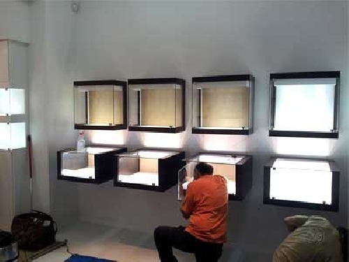 Expositores para una joyería