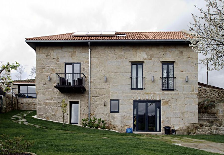 Exterior de la vivienda desde el jardín