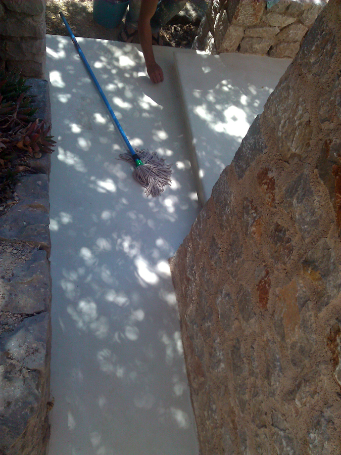 exteriores  despues  de aplicar micro cemento