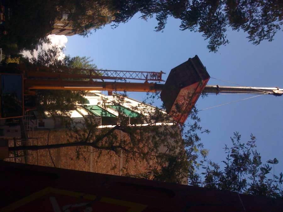 Extracción de contenedor de sótano