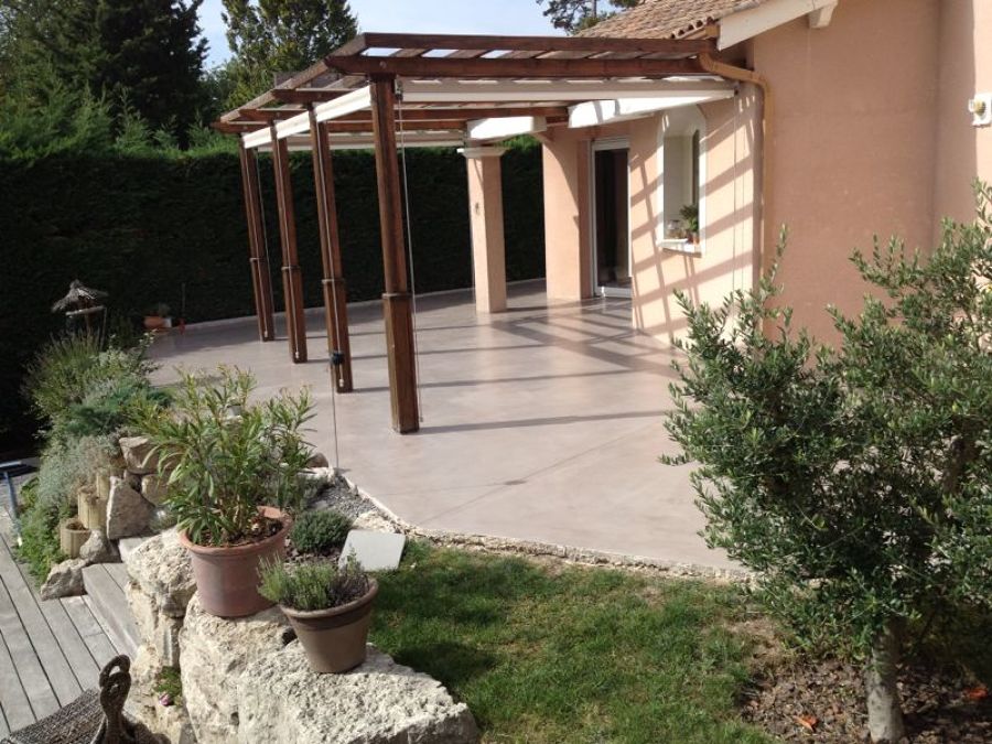 Terraza microcemento