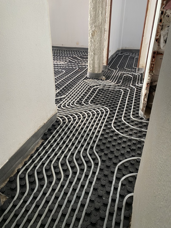 Instalación suelo radiante