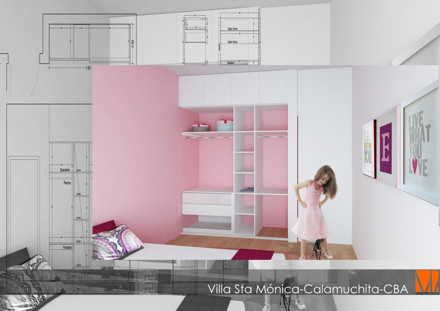 Vivienda unifamiliar , diseño de interiores 