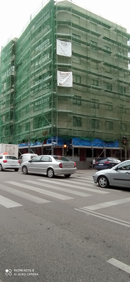 FACHADA FIJACIÓN PIEZAS MARMOL