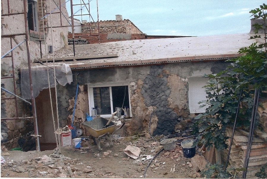 Fachada antes de rehabilitación