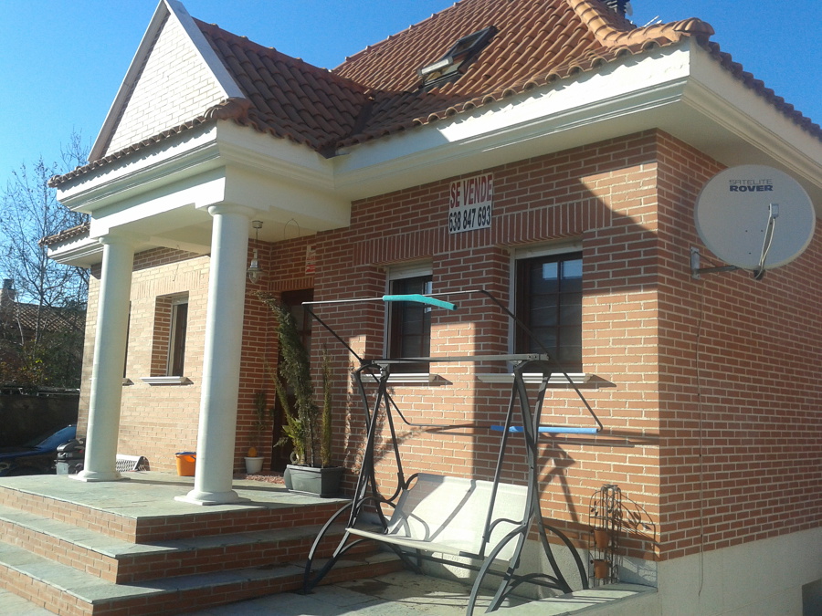 Fachada casa Pioz terminada 