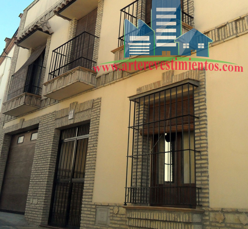 FACHADA DE MORTERO MONOCAPA