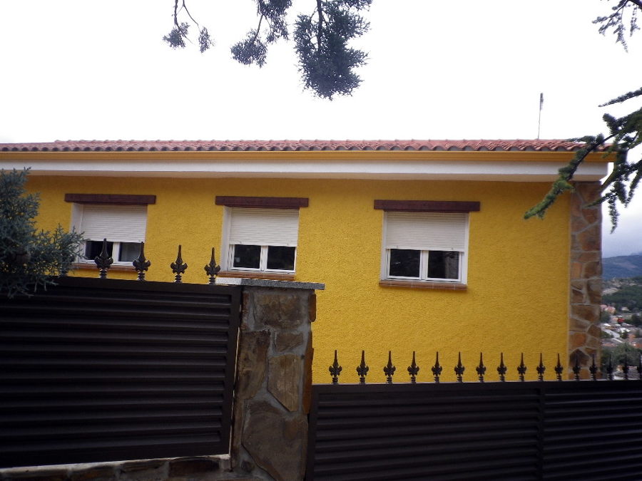 fachada,tejado y canalones