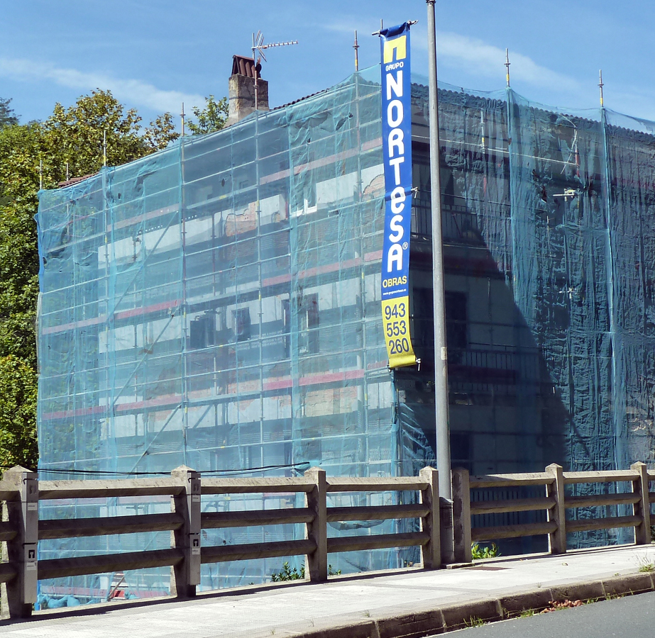 Fachadas en ejecución