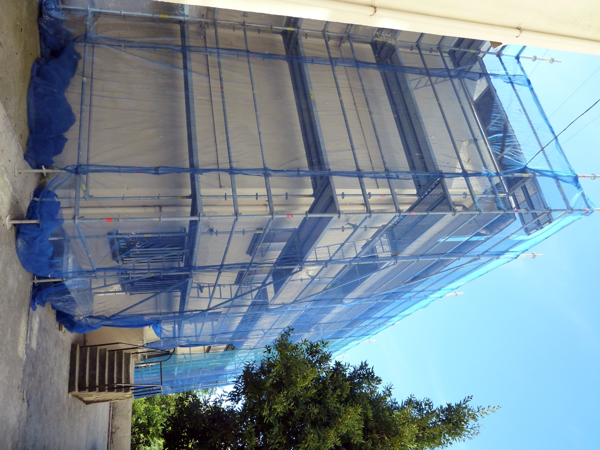 Fachadas en ejecución