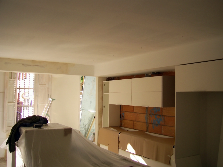 Falso techo y cajones de pladur