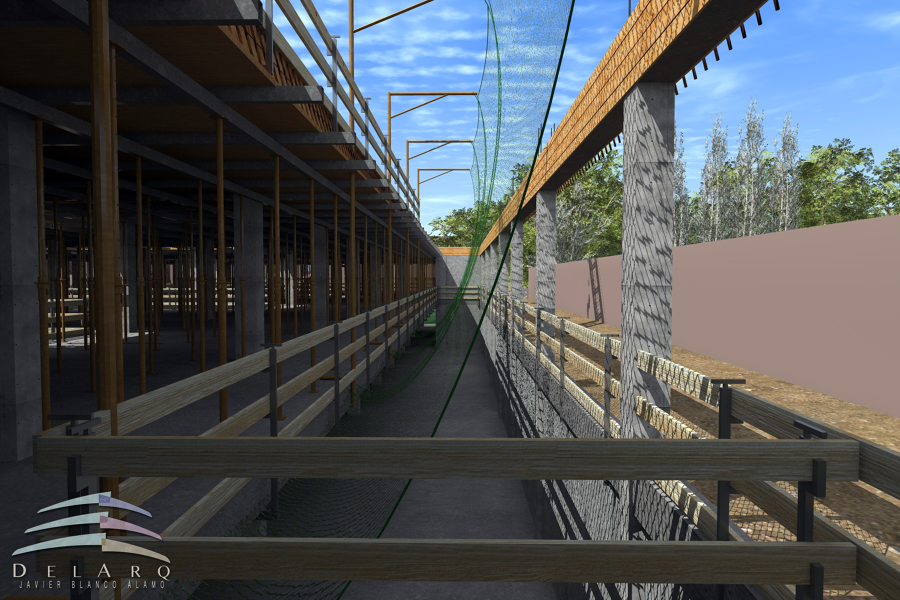 Fase estructura edificio administrativo Algeciras