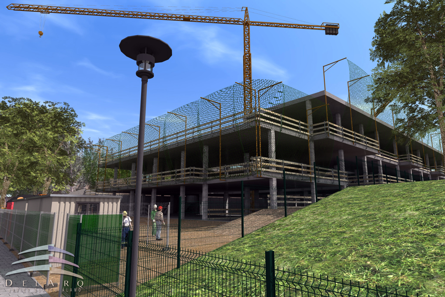 Fase estructura edificio administrativo Algeciras