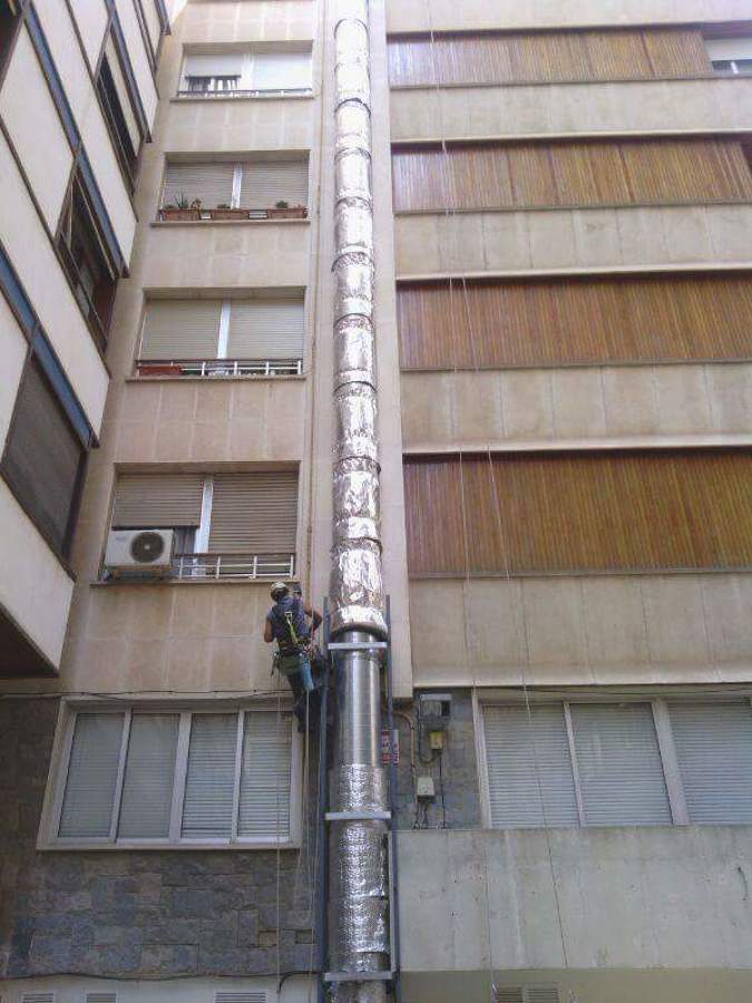 Aislamiento de chimenea
