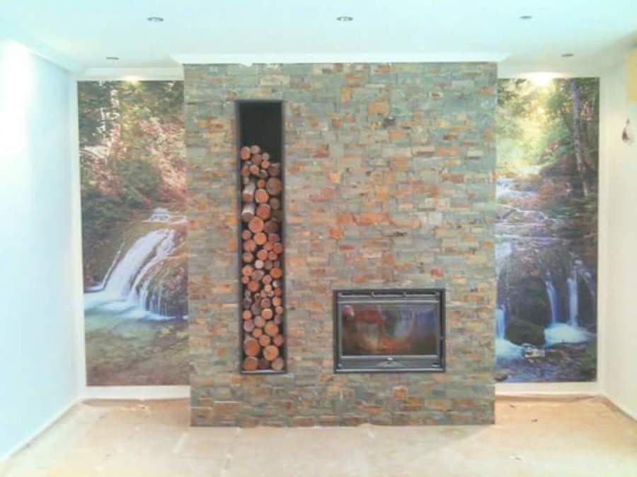 Colocación de piedra