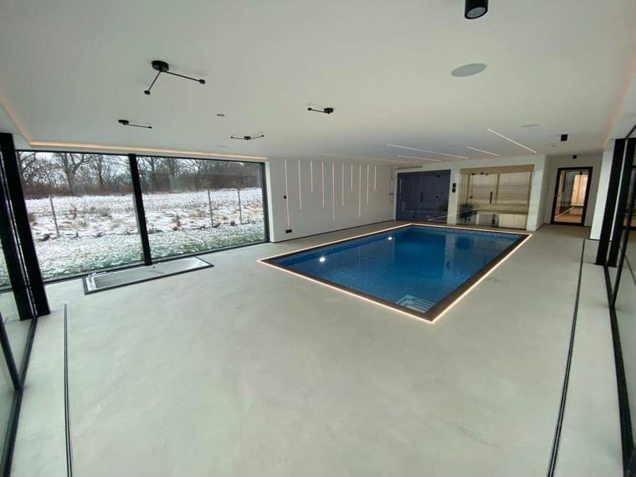 Microcemento en piscina