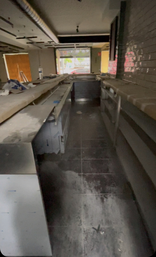 Limpieza de bar por fin de obra