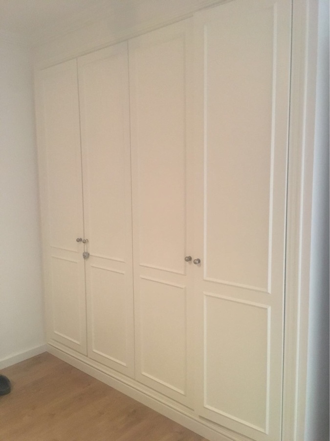 Lacado de marcos y tapetas insitu