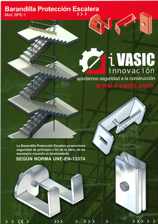 Ficha técnica Barandilla Protección Escalera BPE-1