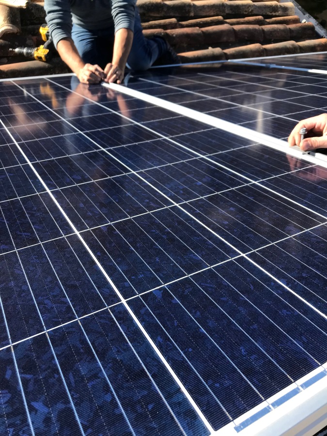 Montaje de 4kW para autoconsumo vivienda