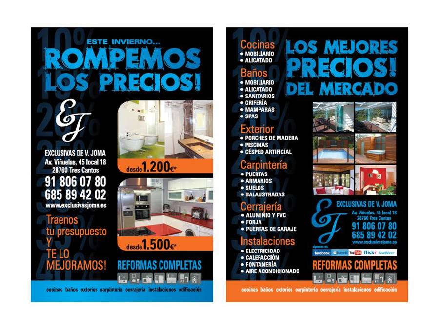 Flyers Exclusivas Joma