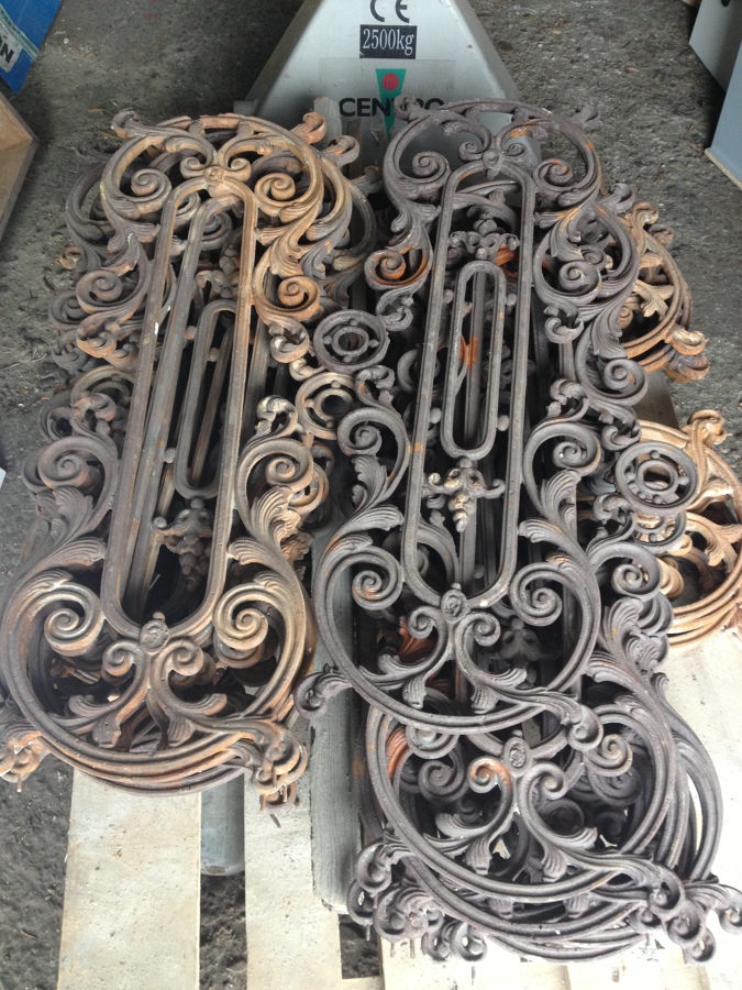 Restauración de forja.