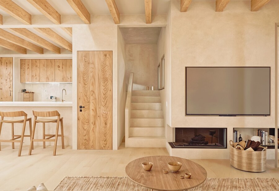 Interior casa mediterránea