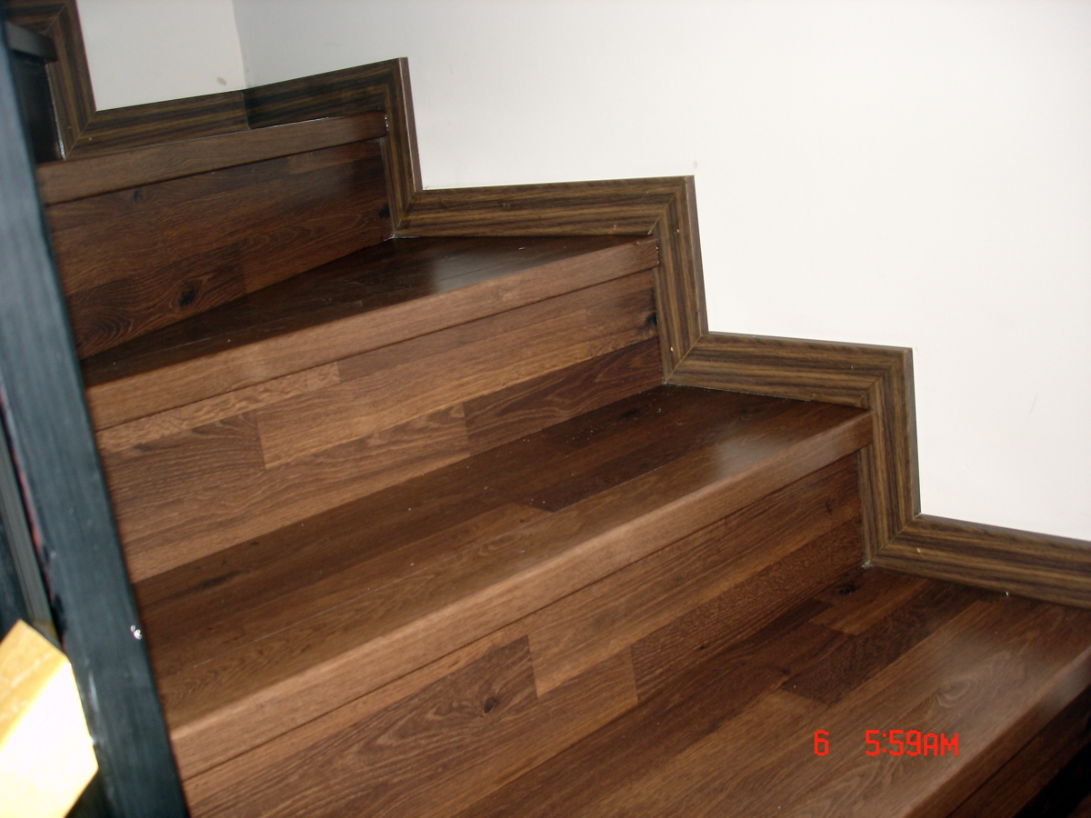 Forrado de escaleras.