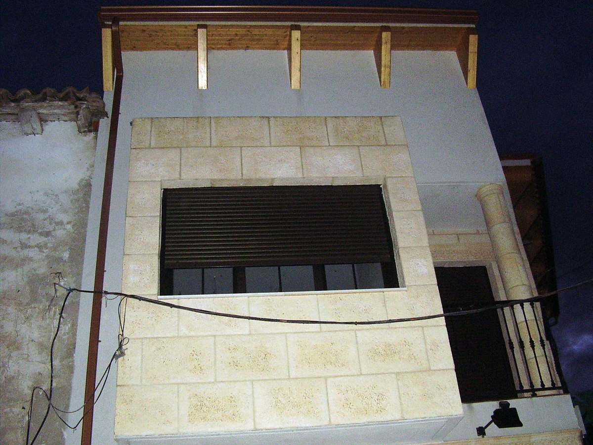 Forrado de fachadas imitacion piedra