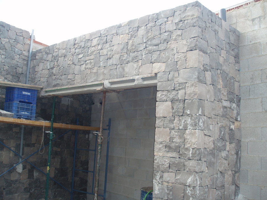 Forrado de piedra en seco 