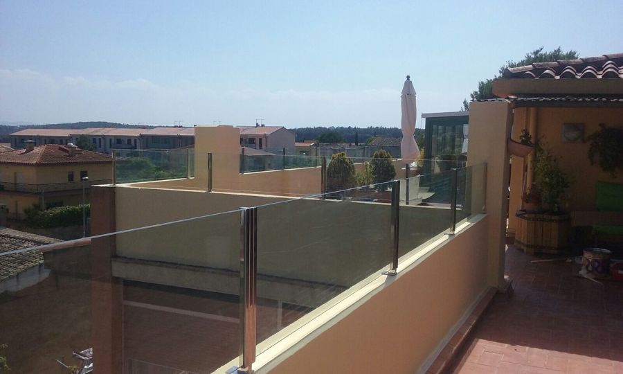 Barandilla de cristal