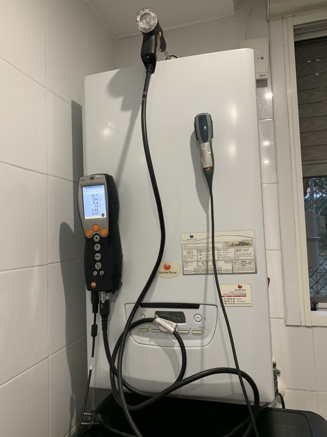 CORRECCION DE ANOMALIA EN CALDERA.