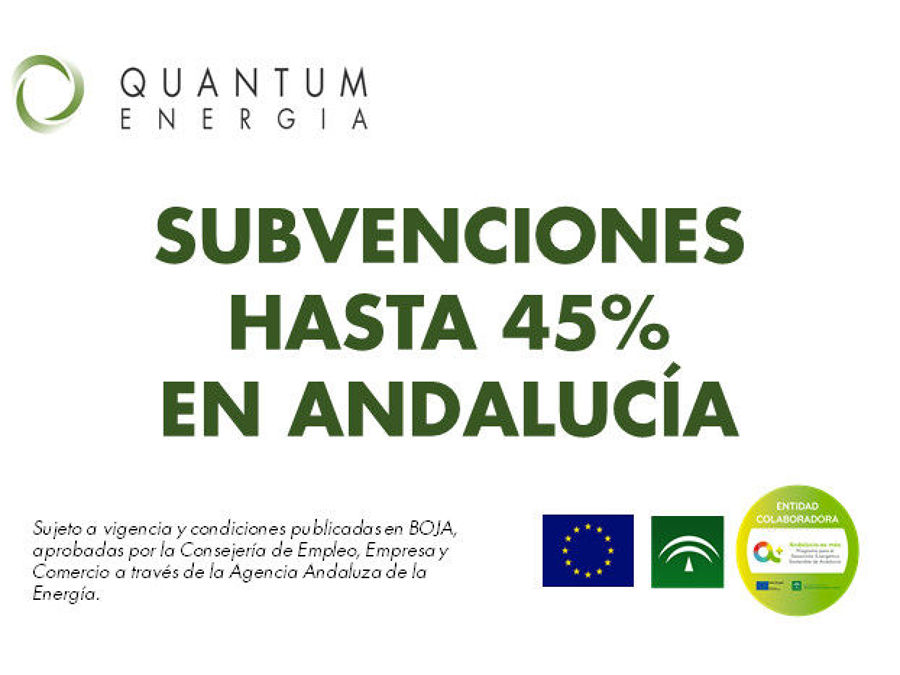 Quantum Energía Verde tramita subvenciones para hogares y empresas